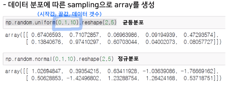 [부스트캠프 AI Tech 3기 Pre-Course] Numpy 2(중간부터) image